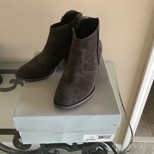 Marc Fisher brown suede boot